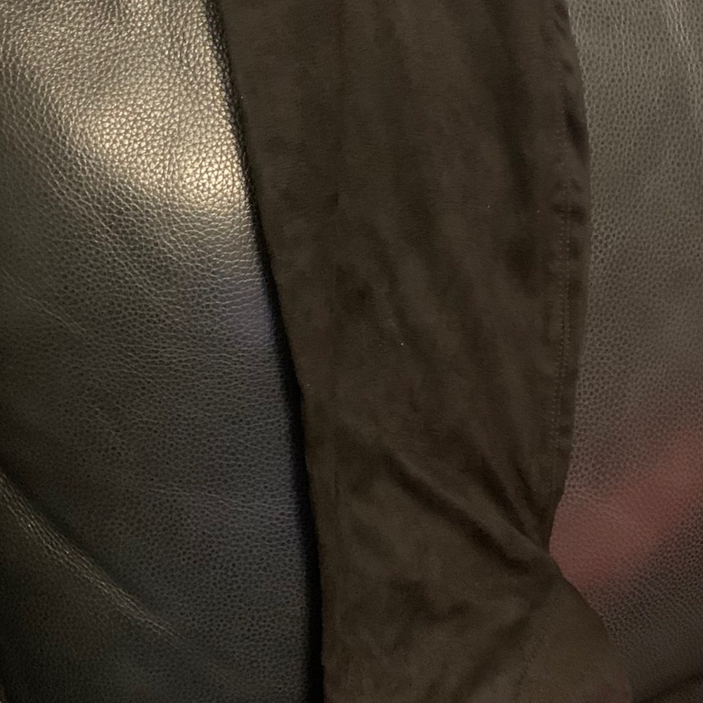 Knee high suede Black ans lime green boots